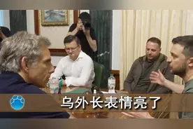 泽连斯基会见美喜剧演员，不带翻译，乌外长听他俩互吹表情亮了视频封面