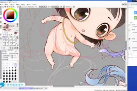 【Q版插画】如何绘制出可爱的哪吒敖丙-蓝铅笔视频封面