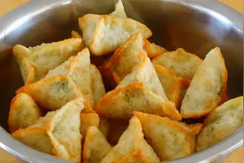 农家菜饺学会这样做，再也不用出去买了，外皮酥脆馅鲜美，收藏吧视频封面