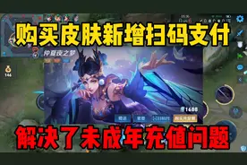 购买皮肤新增扫码支付，解决了未成年充值问题！上有政策下有对策视频封面