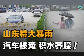 山东特大暴雨：汽车被淹，积水齐腰！为什么城市一下雨就内涝？视频封面