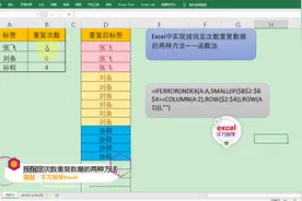 Excel中实现按指定次数重复数据的2种方法，简单到没朋友！视频封面