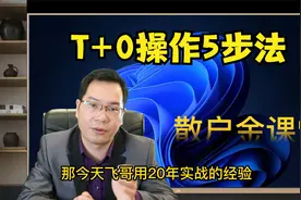 高手如何做T+0？这5步法可以把成本降到负数，散户必学课视频封面