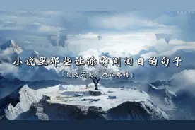 「台词向」小说里那些让你瞬间泪目的句子