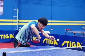 发球后接反手拧拉挑打，闫安前三板技术顶呱呱，快来学学吧视频封面