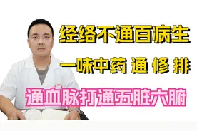 经络不通百病生 一味中药 通 修 排    通血脉打通五脏六腑
