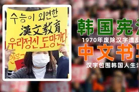 韩国宪法中文写，重要文件必须中文翻译，韩国废除汉字为何失败？视频封面