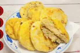 羊肉馅饼和面有技巧，皮薄馅香超柔软，让人直流口水！视频封面