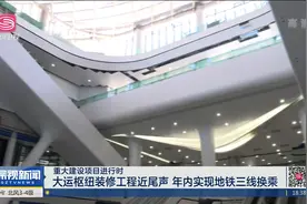 大运枢纽装修工程近尾声 年内实现地铁三线换乘视频封面