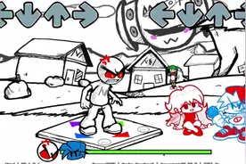 FNF周五夜放克游戏 四种形态铅笔人一起对抗BF