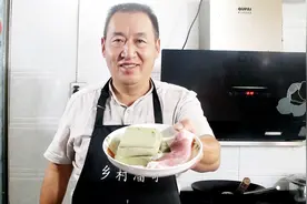 用绿豆粉渣做菜，还是第一次，好吃下饭又解馋， 饭店都吃不到