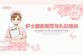 护士服务规范与礼仪培训PPT课件视频封面
