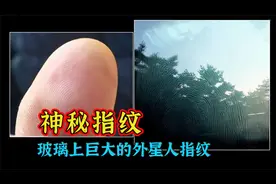 大叔家来了外星人，在玻璃上留下了巨大的神秘指纹视频封面