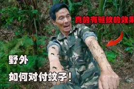野外如何对付蚊子？大哥自制“驱蚊神器”！蚊子见到你都会绕着走视频封面