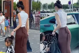搞笑视频：去接孩子放学，偶遇孩子同学她妈，她怎么脸红了视频封面