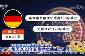 欧洲多国财政吃紧，德国2023年新增净负债或远超预期|东方时空视频封面
