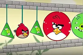 愤怒的小鸟：怒鸟挤兑绿猪游戏视频封面