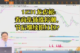 1231龙虎榜:券商集体涨停潮，节后继续抢红包？视频封面