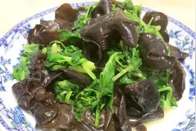 豌豆头和木耳这样做，营养又美味，非常清爽，老人孩子都可以吃！视频封面