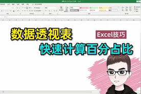 Excel技巧：数据透视表，快速计算百分占比，你会么？视频封面