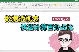 Excel技巧：数据透视表，快速计算百分占比，你会么？视频封面