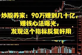 炒股养家：90万赚到几十亿，赚钱心法曝光，发现这个指标反复好用视频封面