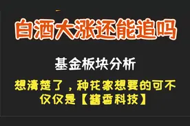 基金行情分析  白酒大涨还能追吗视频封面