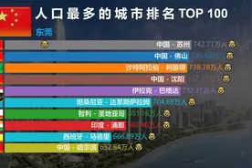 人口最多的100个城市，哪个国家上榜最多？