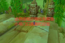 魔兽世界怀旧服双法带祖尔格拉布9波鳄鱼，小号门口就能吃经验
