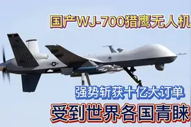 国产WJ-700猎鹰无人机强势亮相，性能强劲，斩获10亿元大订单。视频封面