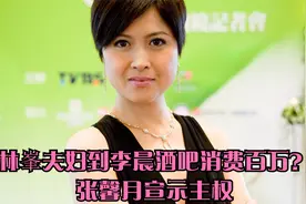 林峯夫妇到李晨酒吧消费百万？张馨月宣示主权视频封面