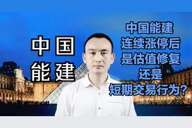 中国能建 连续涨停后是估值修复还是短期交易行为？#股票视频封面