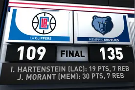 NBA全场集锦：莫兰特30+7+5三节打卡 快船109-135灰熊！视频封面