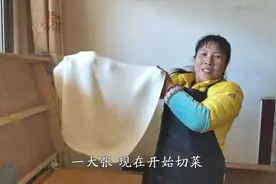 甘肃民勤花姐转刀面，8种配料齐下锅，老公呼啦呼啦吃了三大碗视频封面