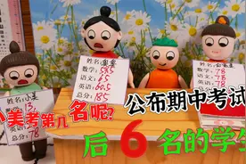 动画：公布期中考试后6名的学生，小美考了多少分，是第几名呢？视频封面