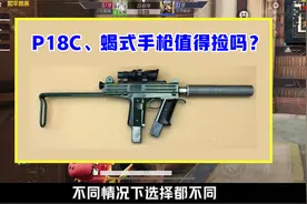 P18C、蝎式手枪值得捡吗？分3种情况，不同情况选择不同视频封面