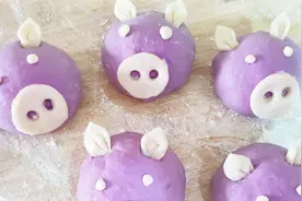 2分钟就能学会的三种馒头做法 紫色小猪萌萌哒