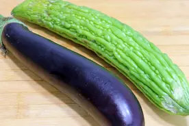 茄子和苦瓜一起做，真是太好吃了，比肉还香，每次上桌瞬间就抢光