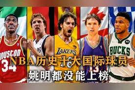 盘点：NBA历史十大国际球员，姚明都没能上榜，字母哥杀进前三视频封面