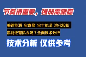 美锦能源 宝泰隆 宝丰能源 滨化股份 氢能还有机会吗？技术分析视频封面
