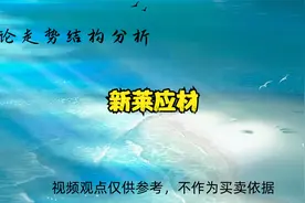 新莱应材走势结构分析 3.15视频封面
