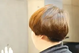 微胖女性短发这样剪，后脑区剪超短就是不一样，利落时尚显身形