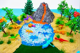 认识鸭嘴龙 沧龙等多种小恐龙的名字