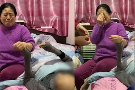父亲临终前4小时躺病榻为女儿针灸 女儿掩面哭泣着配合治疗视频封面