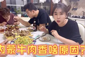 内蒙古清炖牛肉香啥原因？喂养牛肉有讲究，正宗黄膘牛肉炖大锅香视频封面