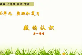 六年级下册数学《总复习：数的认识》第一课时，搞好复习打好基础视频封面