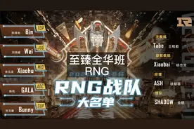 至臻全华班RNG，XIAOHU转中，顶尖上单BIN加入，CRYIN离队视频封面