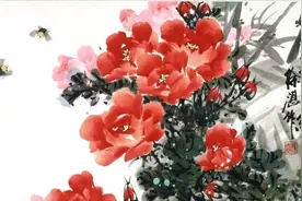国画入门 — 月季花写意的画法，自学国画经典课程视频封面