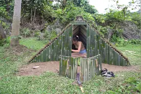 建造生存避难所，神奇的丛林小屋，看看怎么样吧视频封面