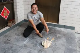 小虎把鸡催眠了，中途用了什么办法？竟让鸡躺到地上睡着不动了